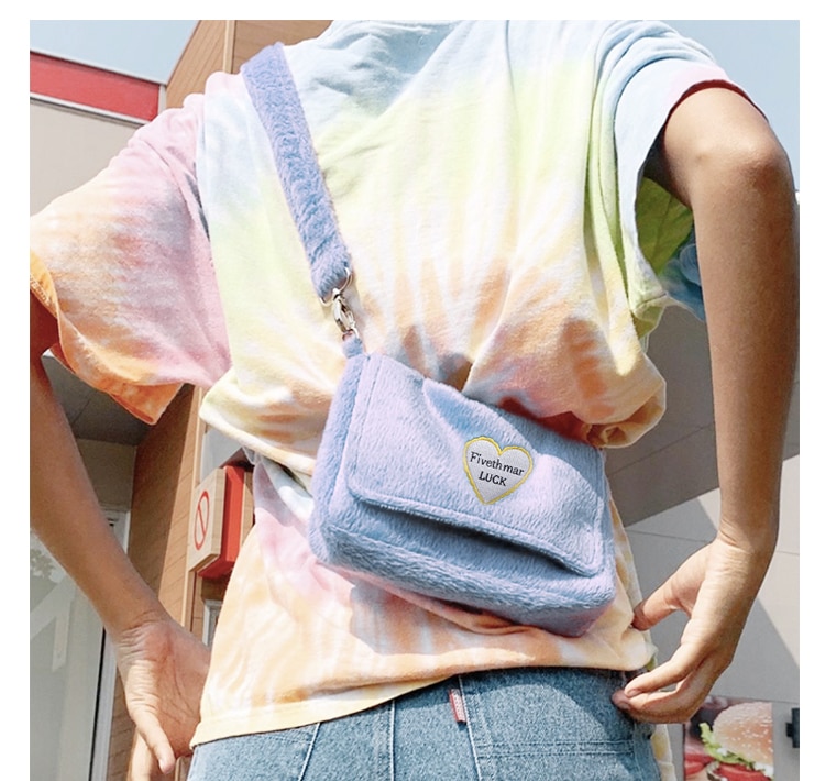 Nouvelle léopard imprimé sac à bandoulière femmes en peluche doux décontracté sac à bandoulière moelleux femelle léopard sac à main