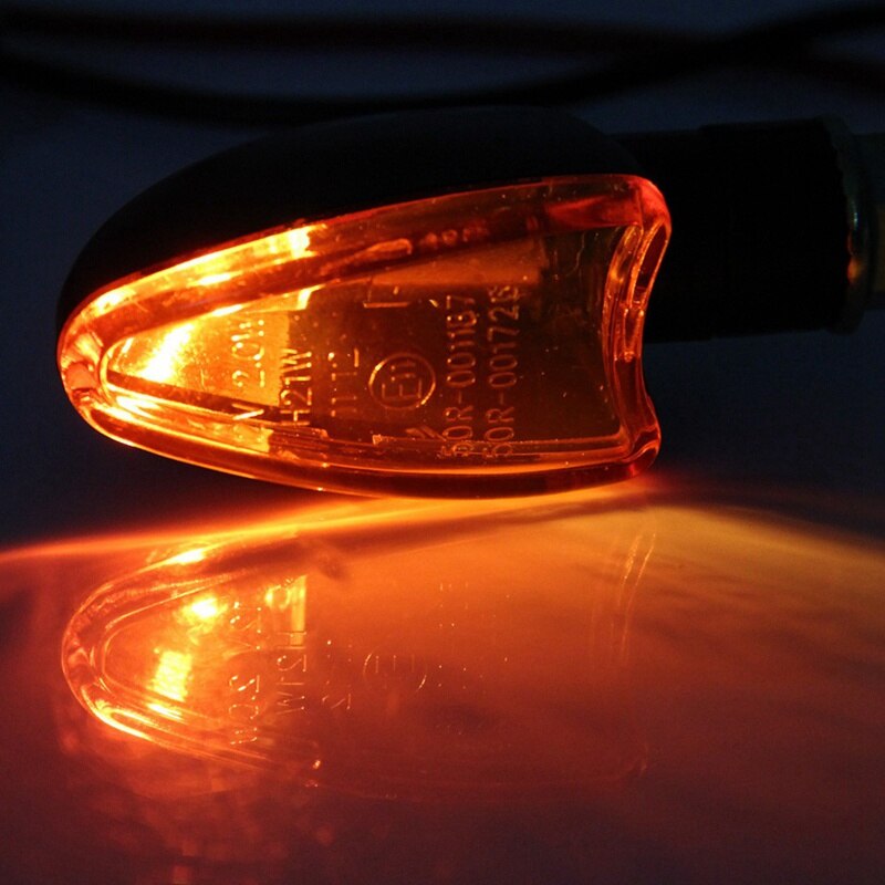 2 stuks/paar universele motorfiets led richtingaanwijzers lamp motorfiets knipperlichten gloeilamp