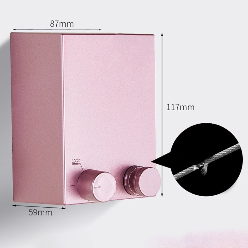 Indoor Outdoor Retractable Laundry Clothesline Wall Hanging Stretch Washing Clothes Line Shrinking Balcony Invisible Line