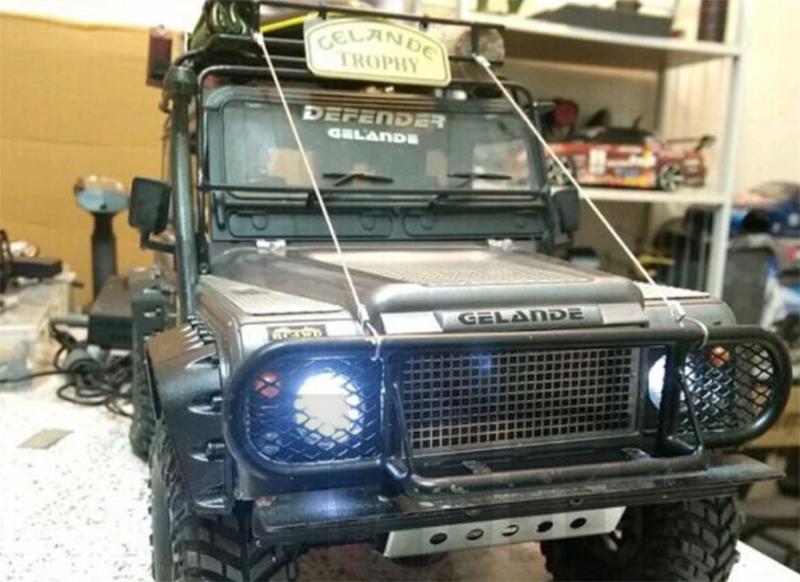 2 stuks rc crawler gemodificeerde onderdelen stalen kabel voor 1/10 axiale scx 10 90046 tamiya  cc01 d90 d110 tf2 rc4wd traxxas trx -4 trx 4 rc auto