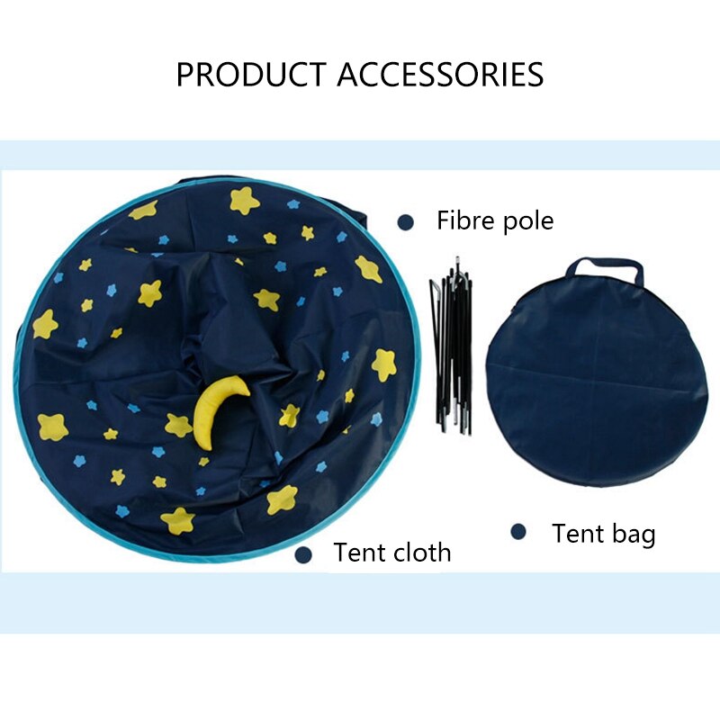 I bambini Giocano Tenda Della Principessa Castello Casetta con Borsa per il trasporto Portatile