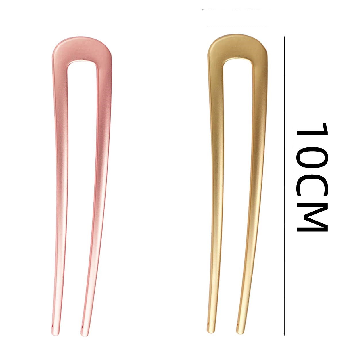 1Pcs 10cm Metal U Shaped Hairpin Hair Stick Pins For Women Girls Hairstyles Holder Simple Jewellery Accessories Supplies Crafts