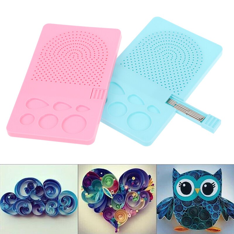 Latest Needle Plate Paper Folding 20 Roots DIY Paper Quilling Tool Grid Guide Handmade Paper Craft Tool