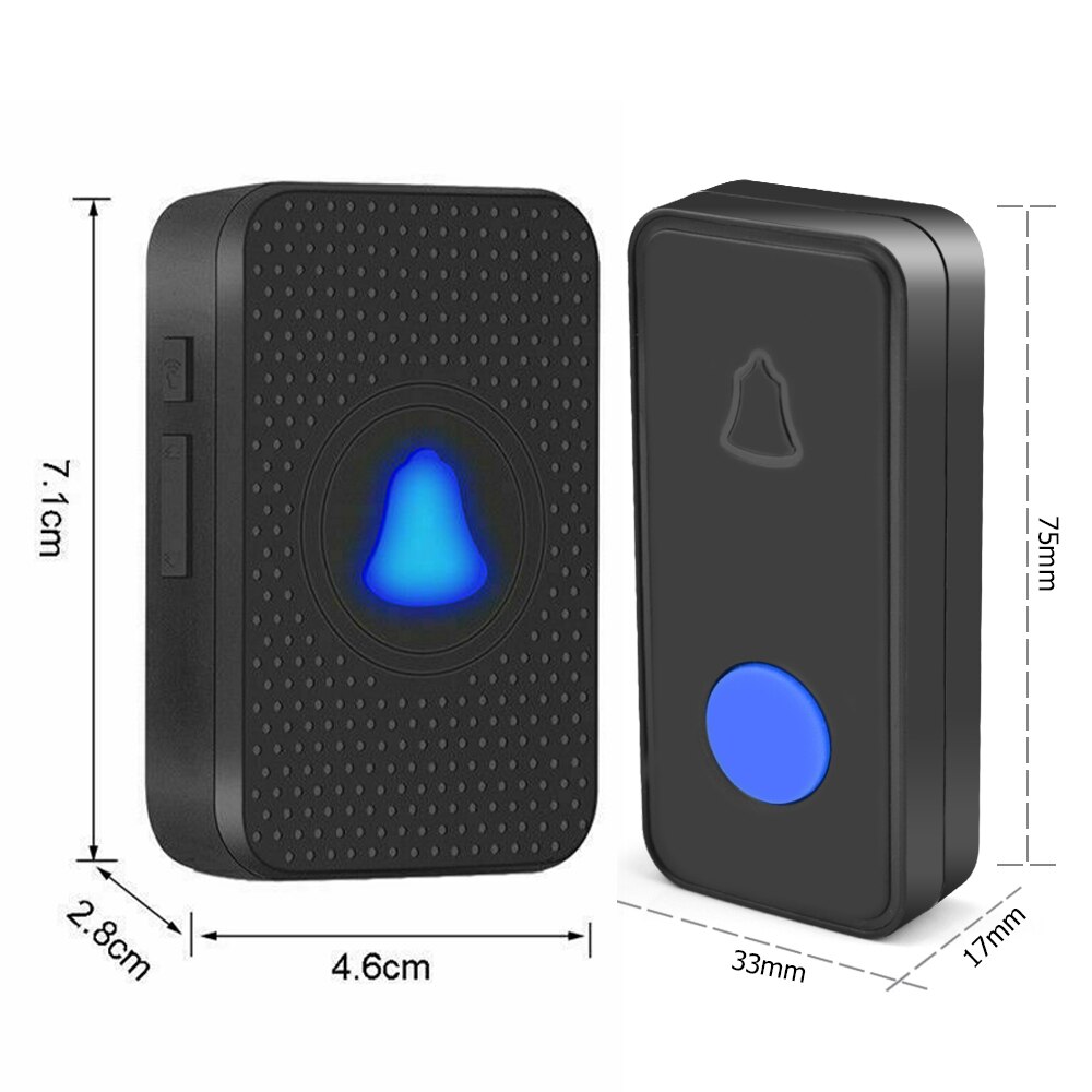 IP44 Waterproof Wireless Doorbell Welcome bell Home Chime Door bell Outdoor Remote Smart DoorBell Home Security Sonnette