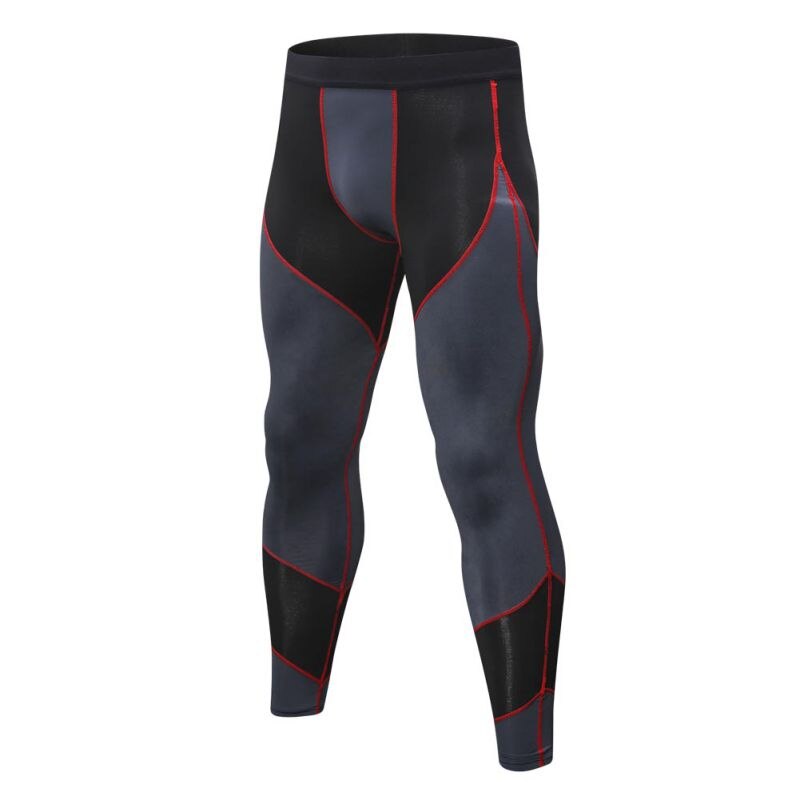 Mand løbebukser træning herre compress gym leggings herre fitness træning sommer fitness åndbare lange bukser: C / L
