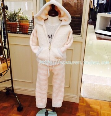 Pijama japonés GP de invierno para mujer, Conjunto de Pijama, Pijama, conjunto de dos piezas, ropa de descanso: kids pink xs