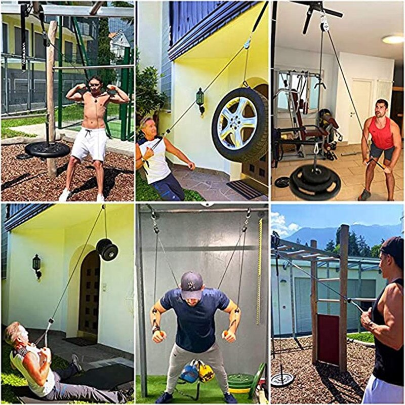 2M-5M Gym Kabel Draht Seil Heavy Duty Stahl Ersatz Teile für Home Gym Fitness Kabel Pulley zubehör Dia 5mm