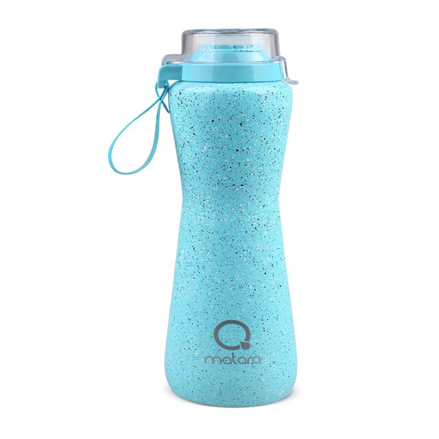 Glass Healthy Drink Bottle 750 ml 25Oz Protein Shake Sports Bicycle Outdoor Travel Botella Portable Leakproof Water BPA Free: DAILY GRANITE TURQUOISE