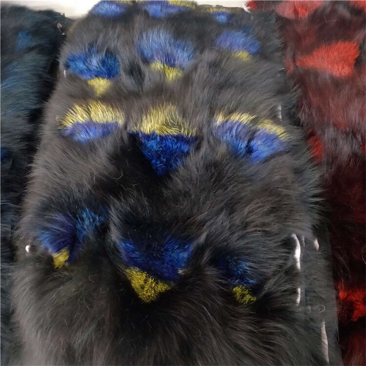 China Splicing Blauw Vossenbont Plaat/Vossenbont Huid Plaat/Zilver Vossenbont Plaat: 7
