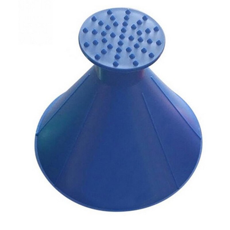 2020 gratta ghiaccio nuovo inverno auto auto finestra magica parabrezza auto raschietto per ghiaccio A forma di imbuto rimozione della neve Deicer cono strumento raschiando un rotondo: blu