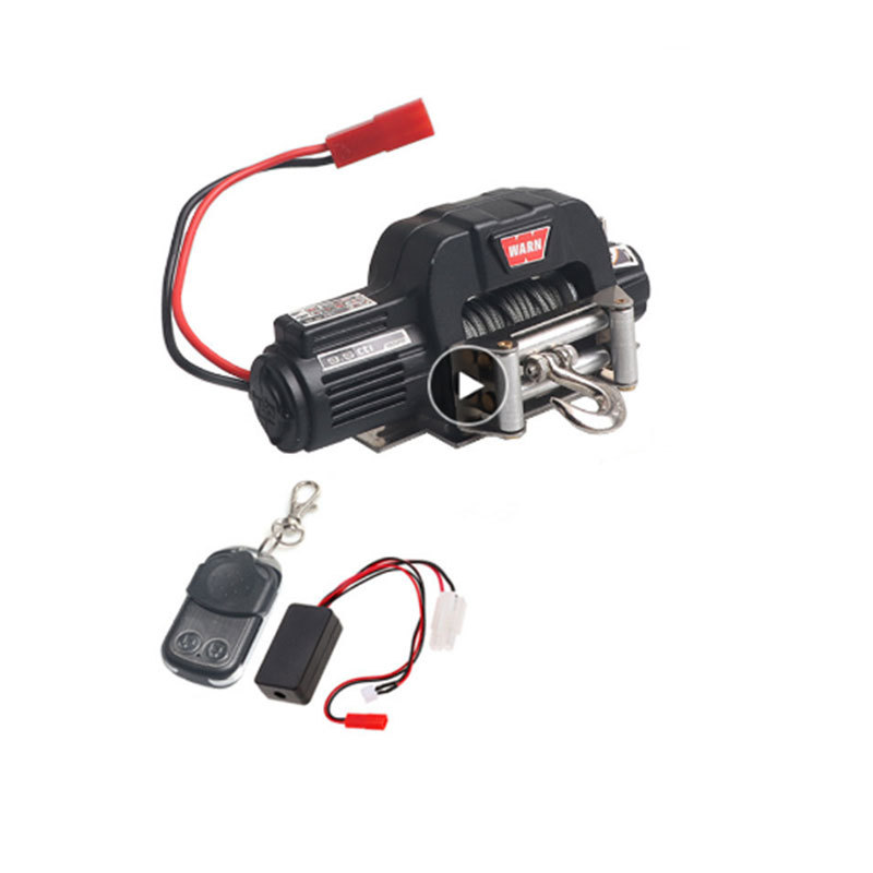 Mini metalen elektrische lier voor 1/10 schaal Crawler RC auto-onderdelen: WIT