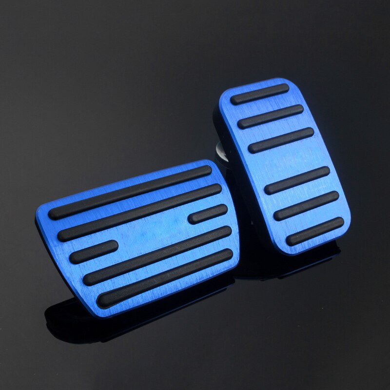 Aluminum alloy Car Accelerator Gas Pedal Brake Pedal plate Cover For Honda CR-V CRV: 17-19 Blue