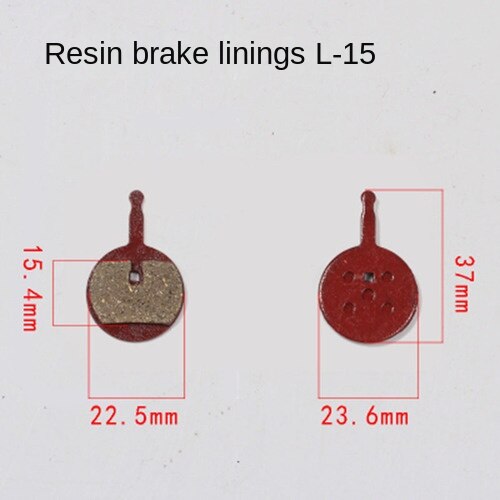 2 Paare (4 stücke) MTB Fahrrad Hydraulische Scheiben Bremsbeläge halb-metallisch Fahrrad Bremse Für SHIMANO SRAM eifrig HAYES Radfahren Fahrrad Teil: L-15