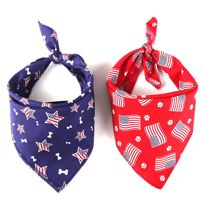 Daborge Roze Leuke Katten Patroon Hond Bandana 2 Pack Wasbare Vierkante Hond Hoofddoek Huisdier Driehoek Sjaal Bandana Voor Kleine Tot Grote Honden