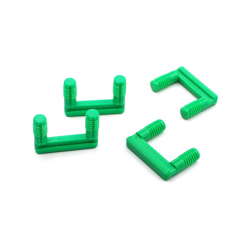 10pcs U-shaped Wood Board Connector plastic Invisible Right angle Fixed Cabinet Hinge Buckle lock Furniture fastener Hardware