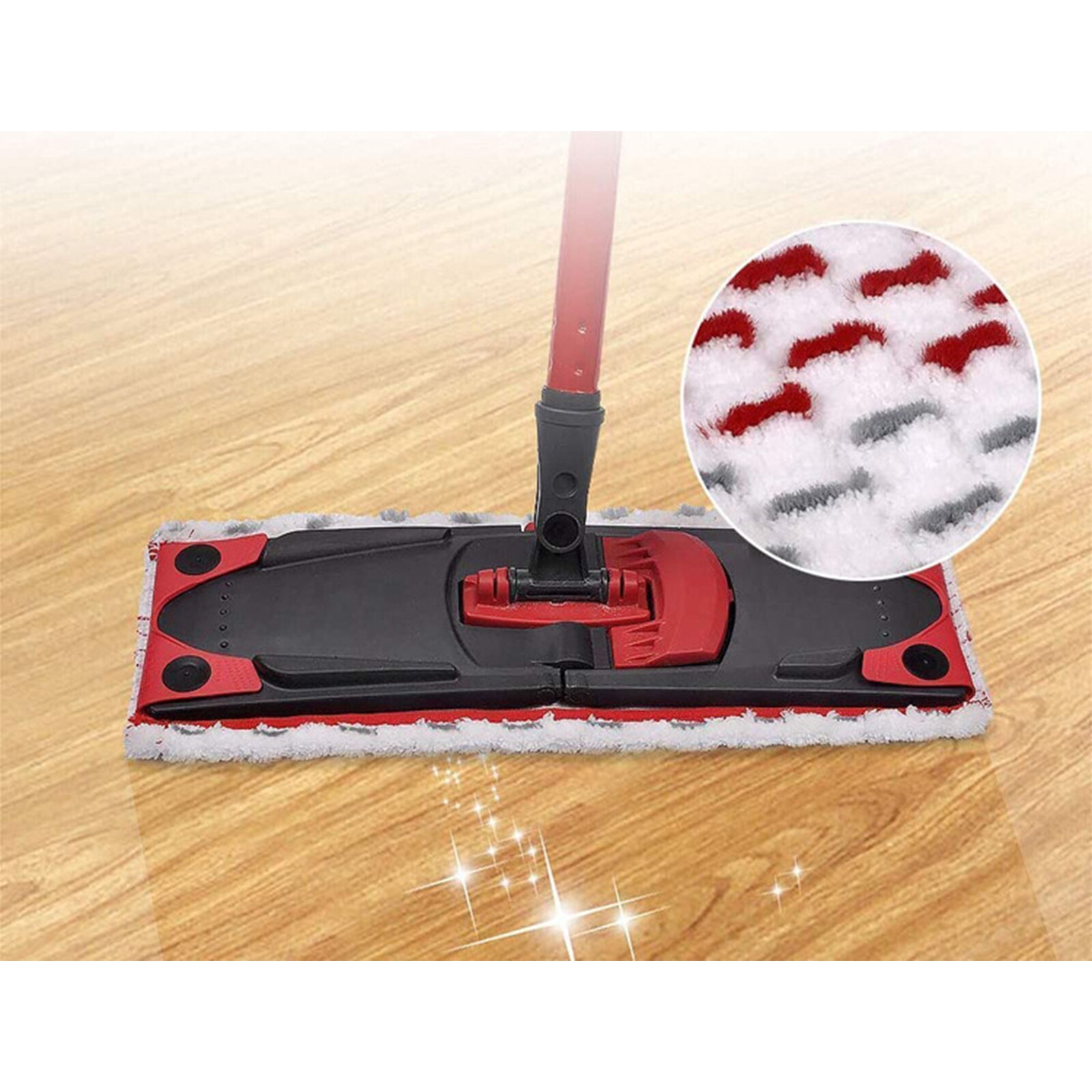 AA Microfiber Floor Mop Pads, Reusable Flat Spin Mop Cloth Replacement for Vileda UltraMax