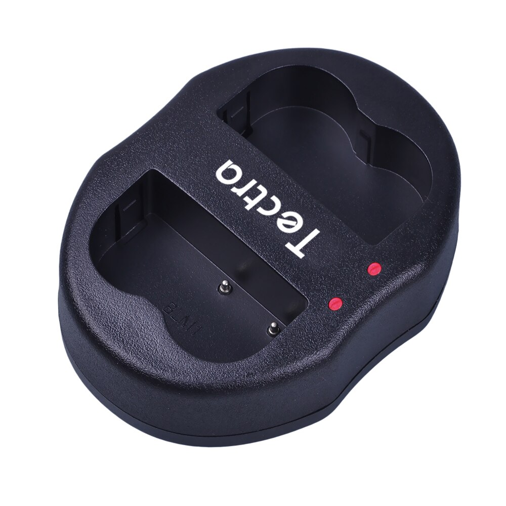 Tectra 1pcs PS-BLM1 BLM-1 BLM-01 PSBLM1 BLM1 Camera USB Dual Charger for Olympus E-300 E-330 E-500 E-510 E-520 E-3 E-1 E-30