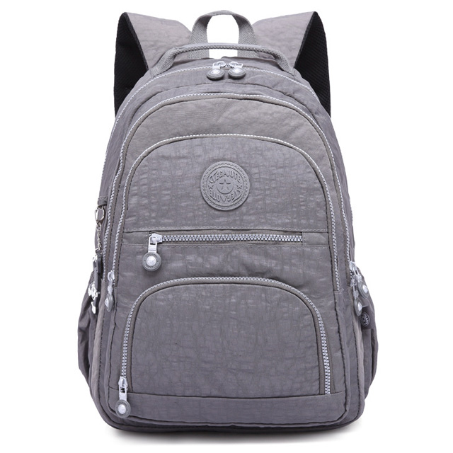 Nouveaux sacs d'école pour adolescentes école Sac à Dos cartable grande capacité voyage Sac Sac multifonction pochette d'ordinateur Sac A Dos: Gris