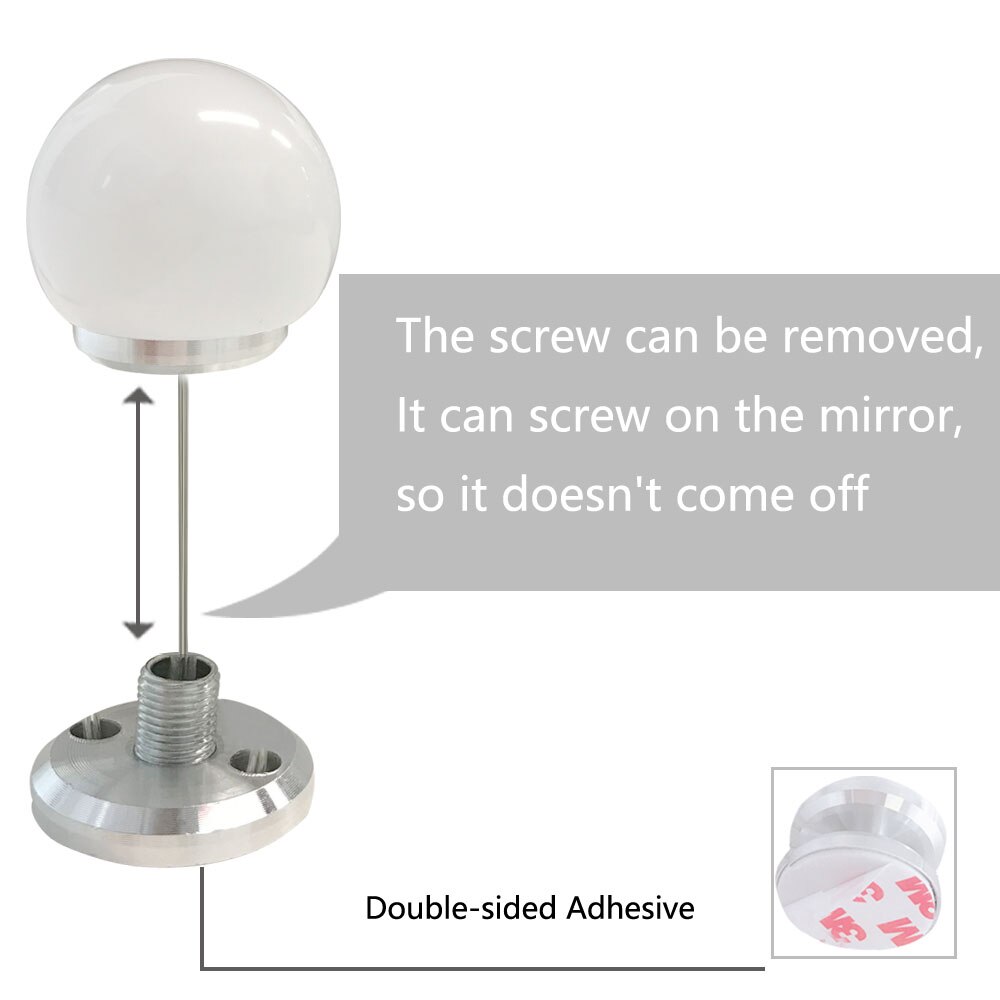 Lampy robić makijażu w stylu hollywood żarówka kosmetyczna 110 V-220 V robić 12V wbudowana instalacja wymienna śruba na bezstopniowym ściemnianym lustrze światło