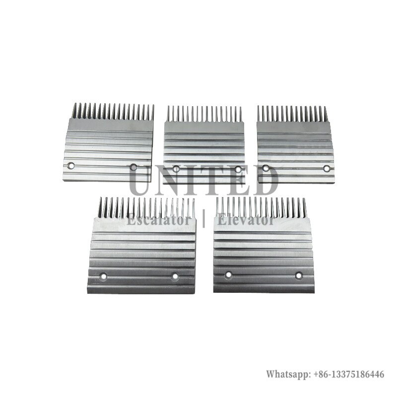 Escalator Parts Escalator Step Chain Handrail demarction comb plate Escalator Components