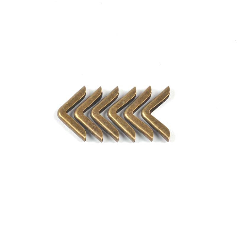 Coins de livre en métal, or, argent, cuivre, pour Scrapbooking, Albums photos, Menus, livres, décoration, bricolage, artisanat, 14.5x14.5x2mm, 50 pièces, C3049: copper