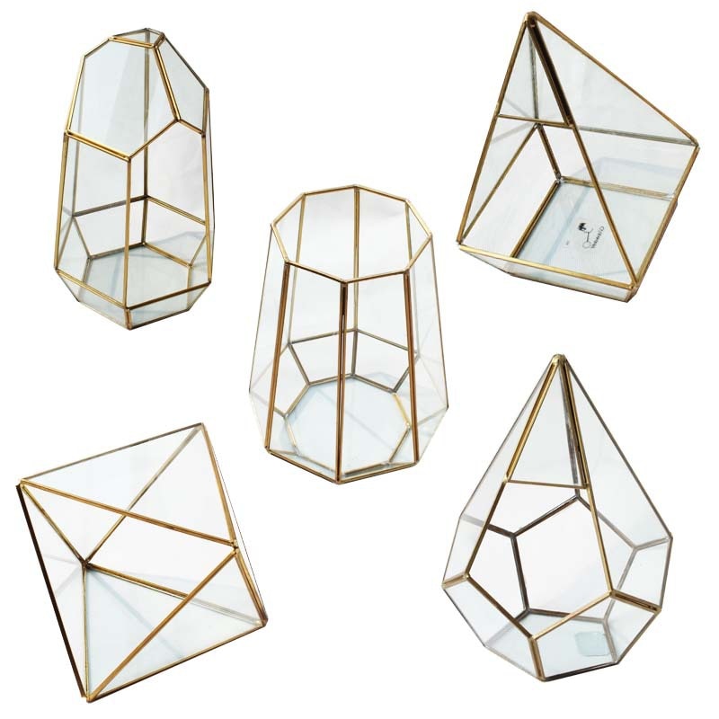 Verschiedene Unregelmäßige Geometrische Glas blume zimmer Sukkulenten Pflanzer Vase Terrarium Tabletop Topf DIY Heimat Sekretariat Hochzeit dekoration