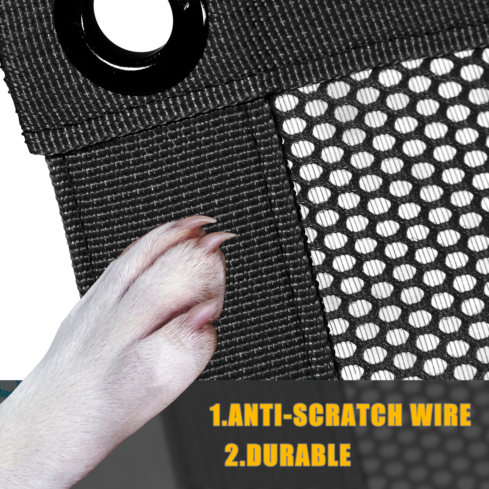Pare-soleil supérieur en maille pour UTV XP, filet de fenêtre en maille, couverture supérieure d'ombre de toit, maille en PVC, protection UV pour Yicin is RZR Pro XP/4, , , 2022, 2023