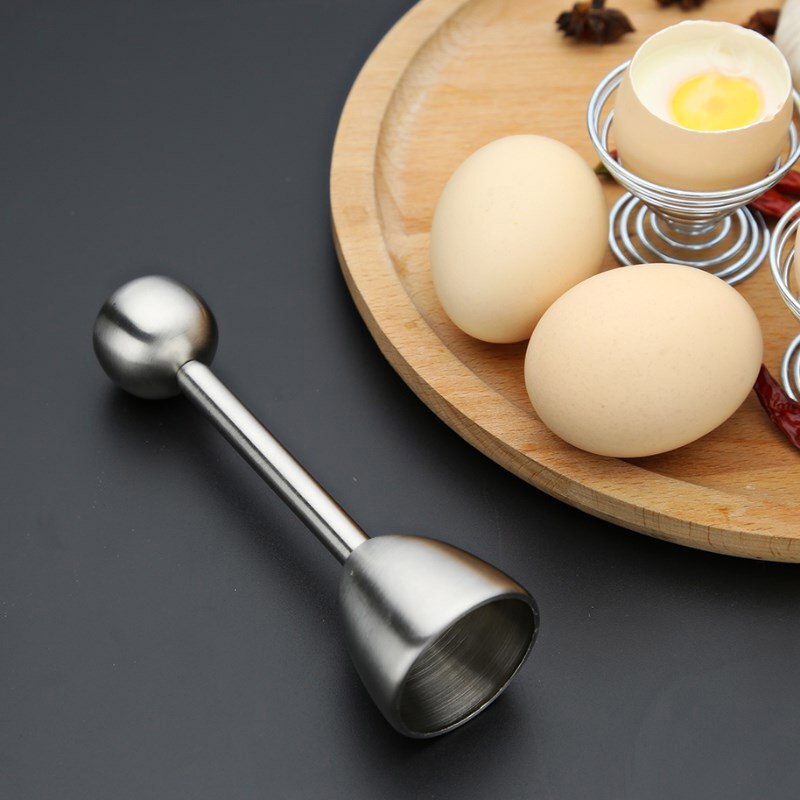 Egg Shell Topper Cutter Remover Stainless Steel Cracker Opener Separator HTQ99