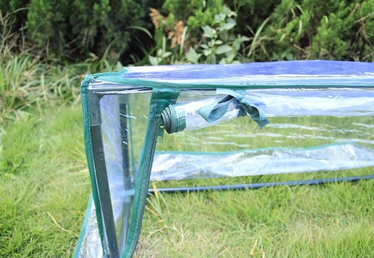 Tyk gennemsigtig pvc med stålrør beskyttende dækselskærm til planter haven balkon gårdhave vind regn forebyggelse