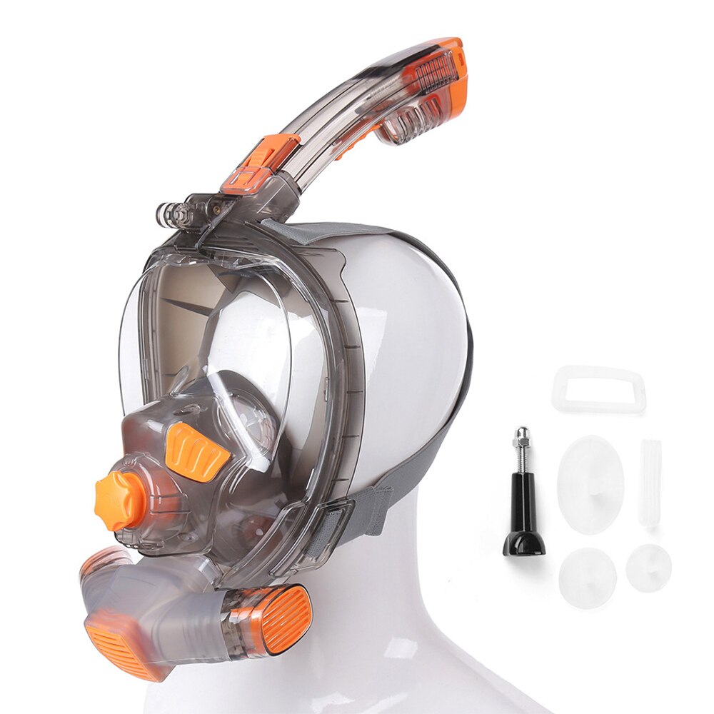 Duiken Masker Volledige Anti Fog Volwassen Gezicht Jeugd Onderwater Wide View Snorkel Masker Waterdicht Maskers Camera Mount Zwemmen