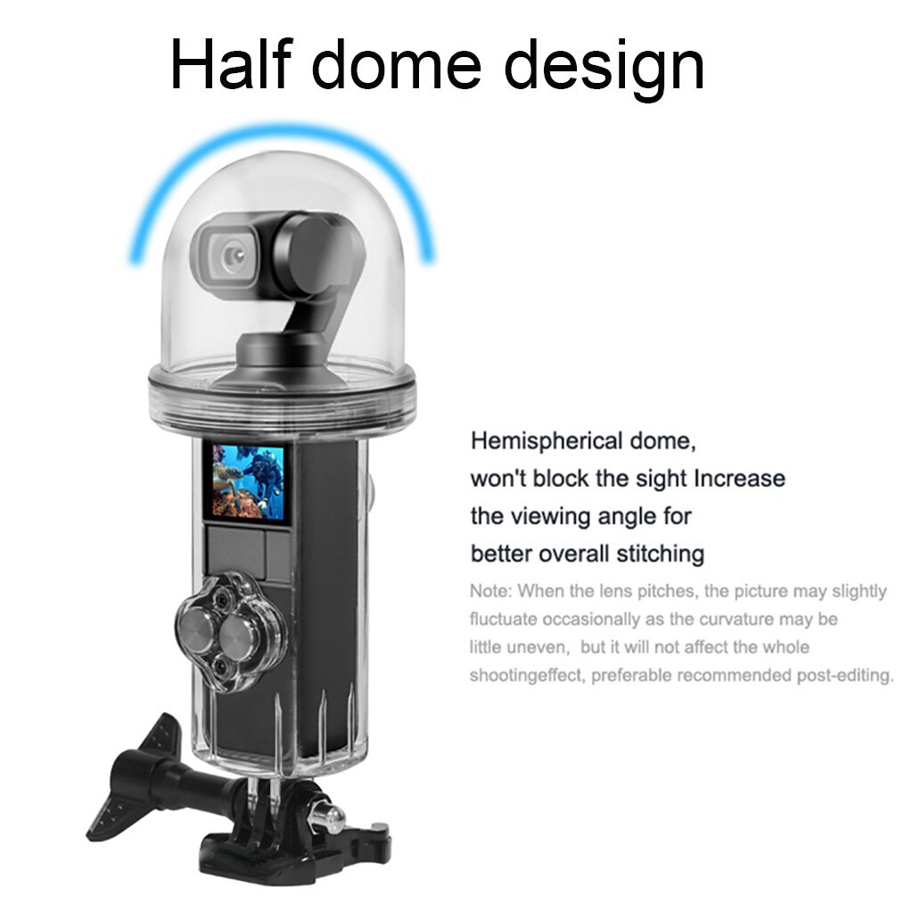 Hiperdeal Sport Camera Waterdichte Behuizing Case Shell Duiken 60M Methode Van Samenwerking In Voor Dji Osmo Pocket Aug8