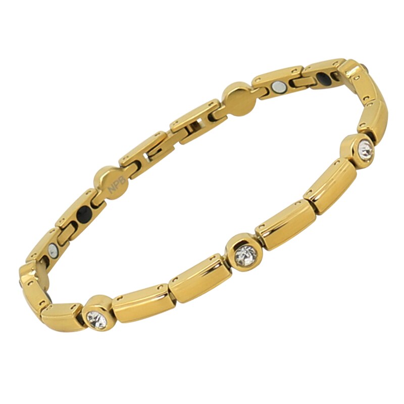 Noproblem 193 Gold siliver neodym Magnet edelstahl Klasse 316L antifatigue turmalin armbänder