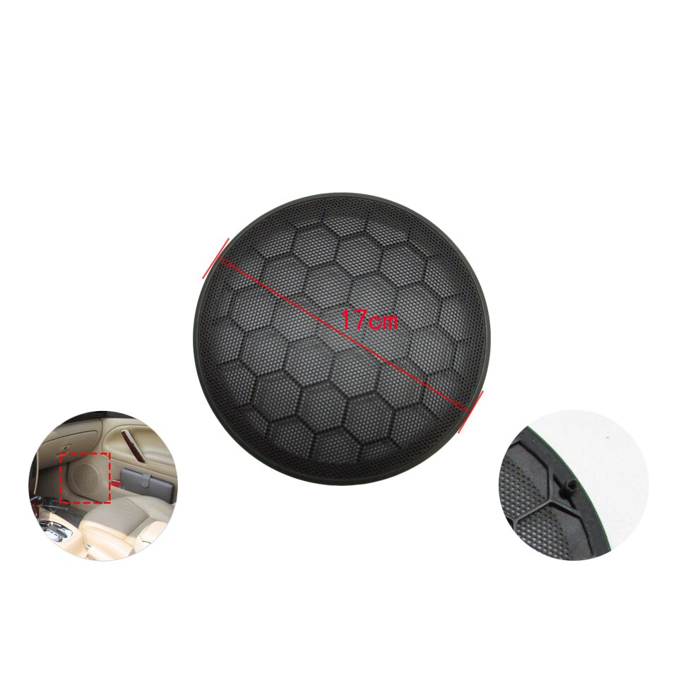 Deur Luidspreker Cover Grill 3B0868149 3B0 868 149 Voor VW Passat Jetta Golf Diameter: 17CM Zwarte Kleur