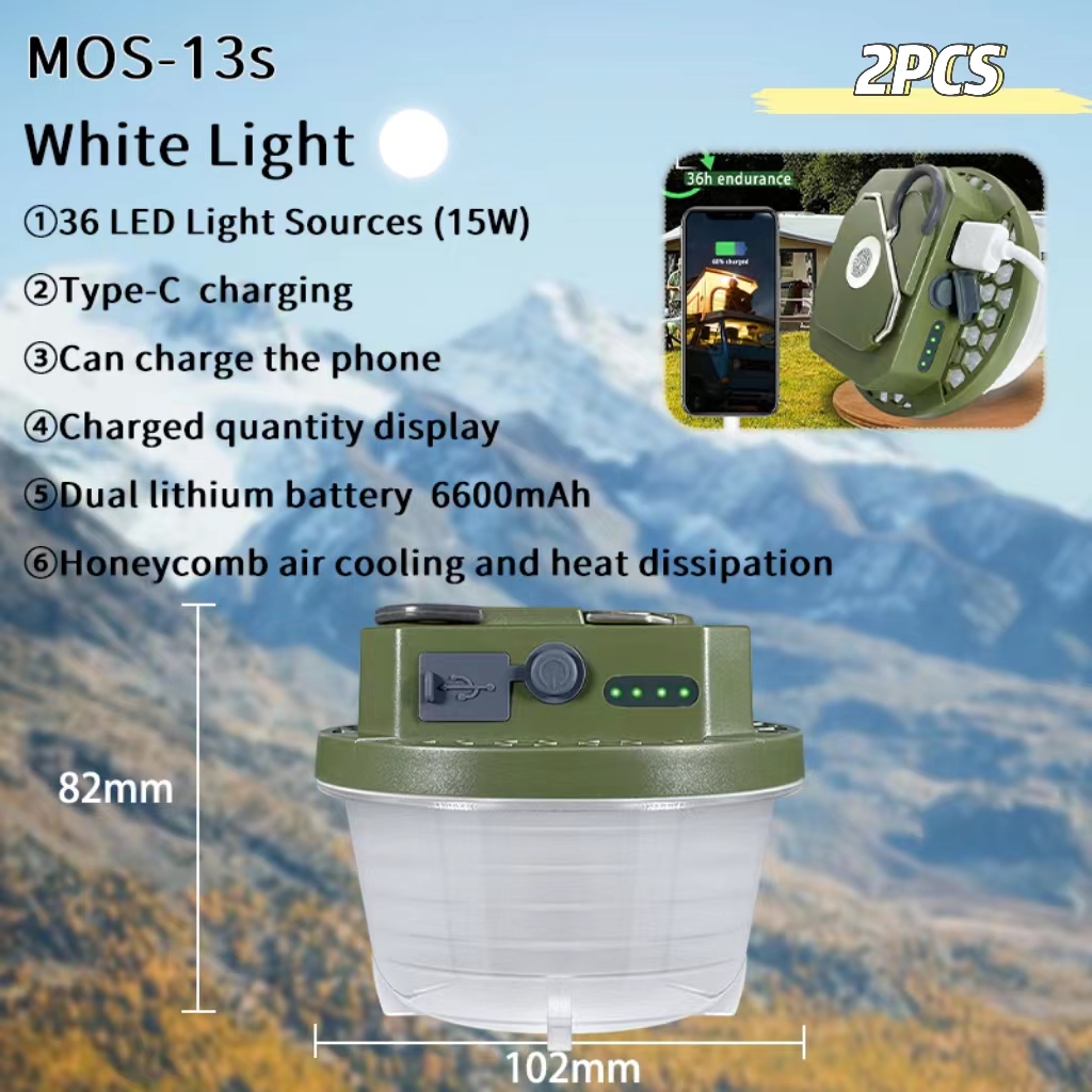 Moslighting 15w power campinglykta tältlampa usb uppladdningsbar bärbar ficklampa campinglampa utomhus vandring nattbelysning: 4.5 w