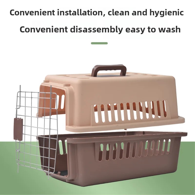 Small Pet Air Cage Cat Carrier Travel Cage Pet Accessories for Cats Home Goods Cat Carrying Supplies