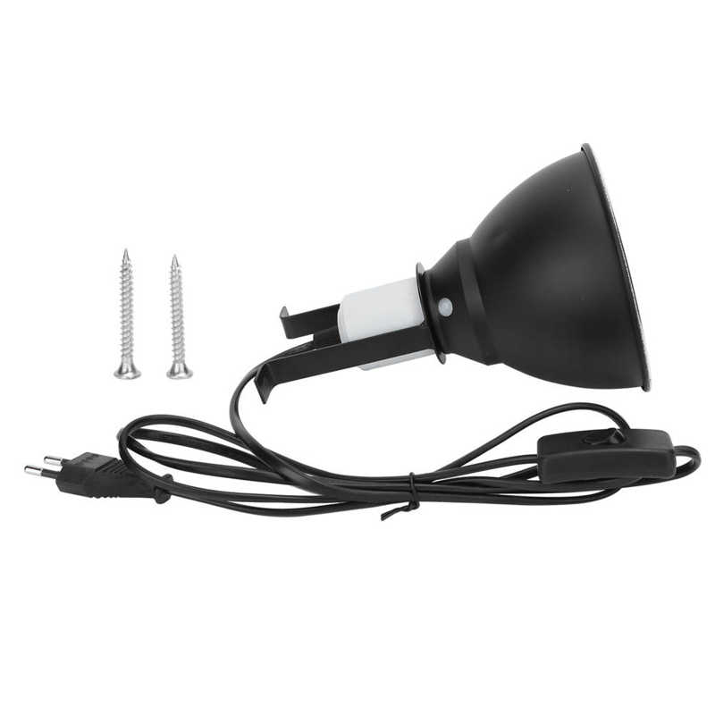 Lamp Lizard Snake Heat Calcium Bulb Light Reptile Light Bulb Reptile Heat Bulb Metal Lampshade Stainless Steel with: Default Title