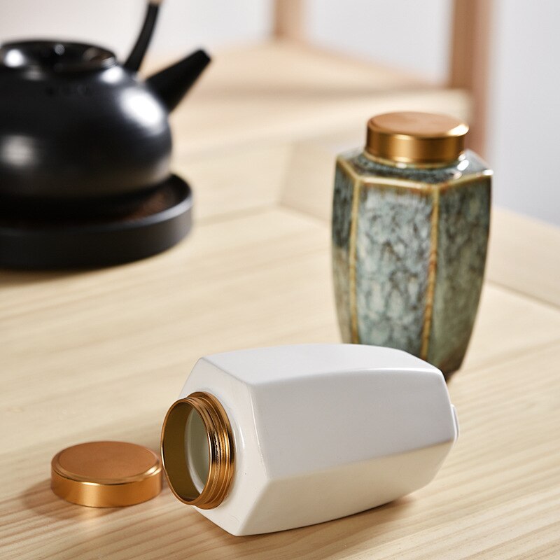 Ceramiczne mini puszki na herbatę, ceramiczne zestawy robić herbaty retro, puszki robić pakowania herbaty, prezenty, fabryka hurtownia puszki robić przechowywania