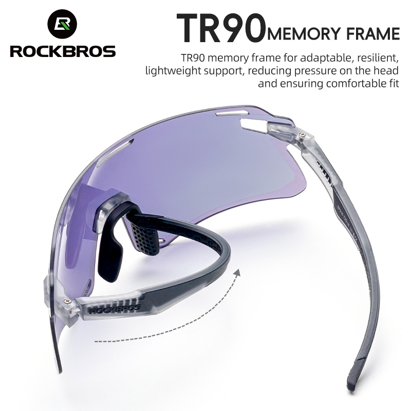 ROCKBROS lunettes de vélo polarisées/photochromiques lunettes de Protection lunettes de soleil de sport vtt vélo de route lunettes de cyclisme