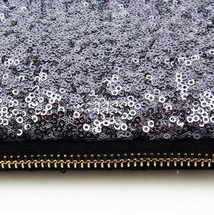 Full Glitter Women Evening Bags Day Clutch Bag Makeup Bag Sequined Trendy Wear-Resistant Large Capacity Handbag: Silver