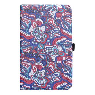 Folio Stand Cover Flip PU Leather Shockproof Case Voor 8 "NuVision TM800W560L Tablet: Mushroom Fantasy