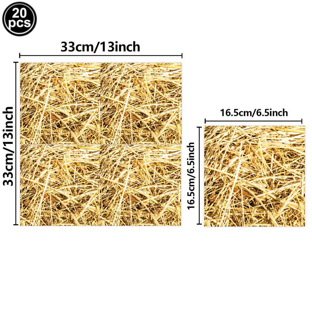 Farm Hay Table Cover Straw Tablecover Cowboy Western Birthday Theme Grass Tablecloth Decorations Hawaiian Luau Party Supplies