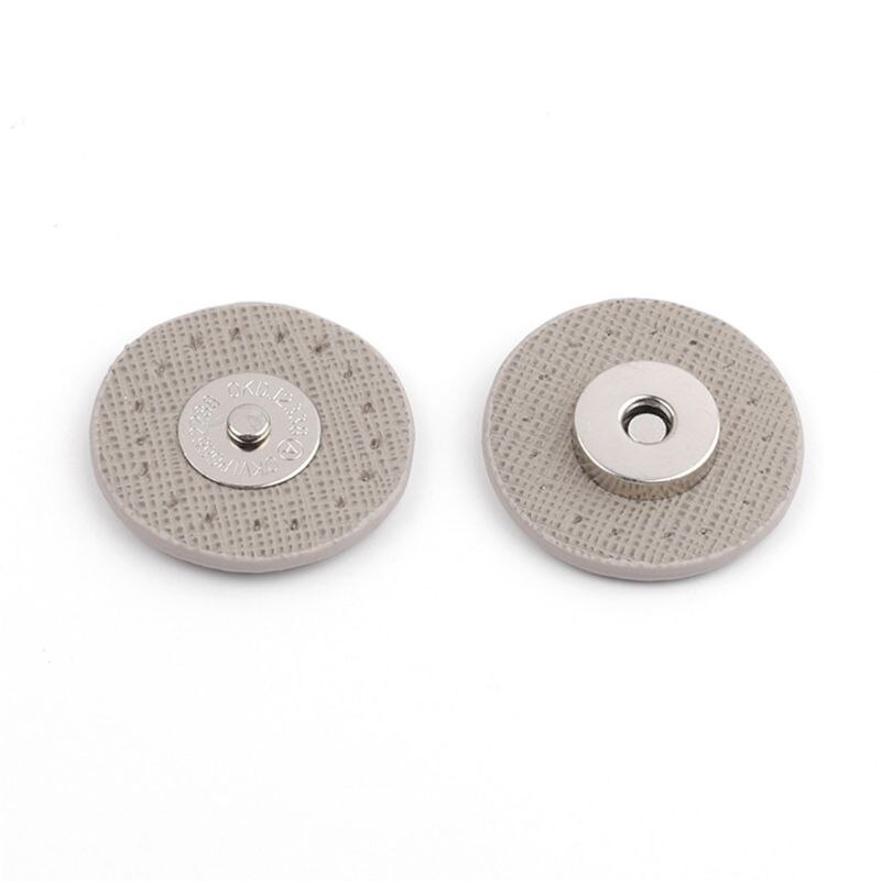 Circle Sew-on Magnetic Button Bag Clasp Snaps Metal Fastener Sewing Craft DIY