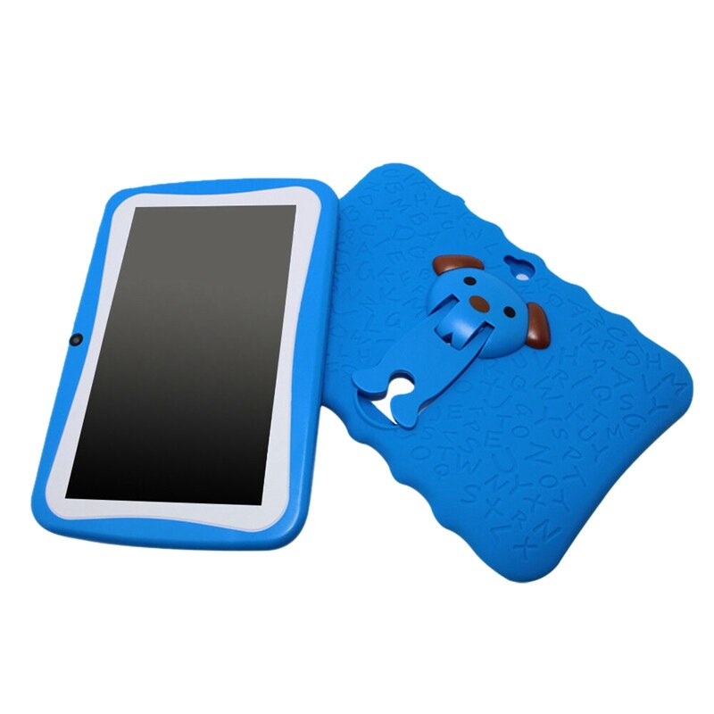 7 inch android kindertablet met dubbele camera, wifi, educatief spel voor jongens en meisjes (britse stekker)
