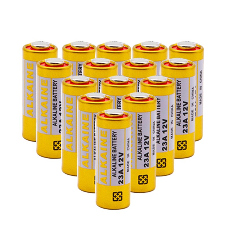20 pièces 23A 12V pile alcaline sèche 23AE 21/23 A23 23GA MN21 pour sonnette, alarme de voiture, baladeur, télécommande de voiture etc.