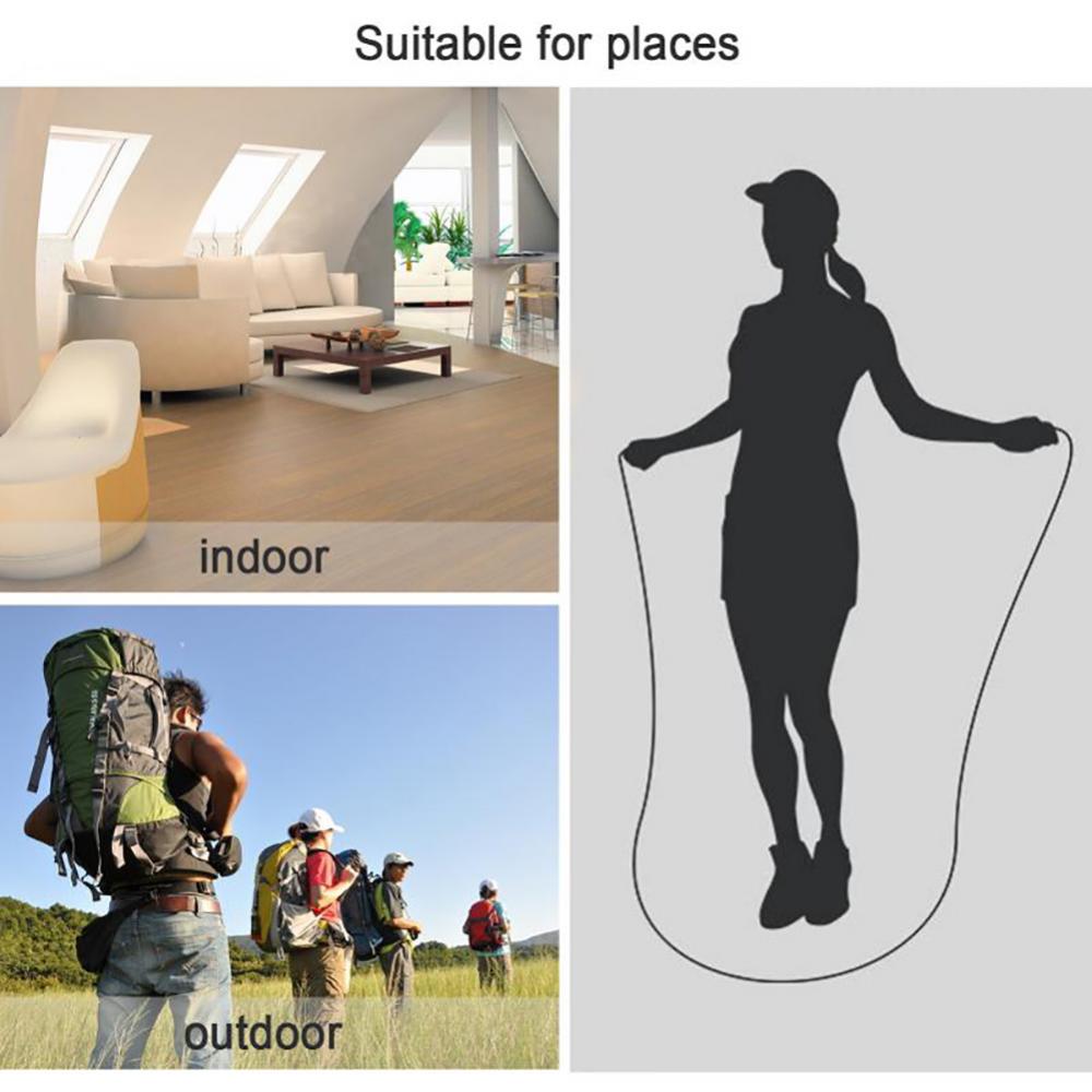 40%HOTSmart Digital Counter Bodybuilding Aerobic Exercise Fitness Jump Skipping Rope