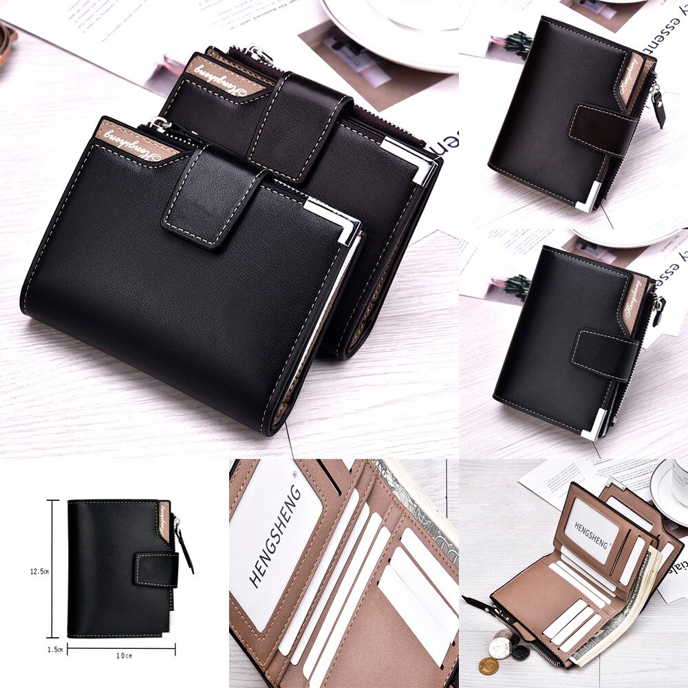 PU Leather Function Card Case Business Card Holder Men Women Credit Passport Card Bag ID Passport Card Wallet