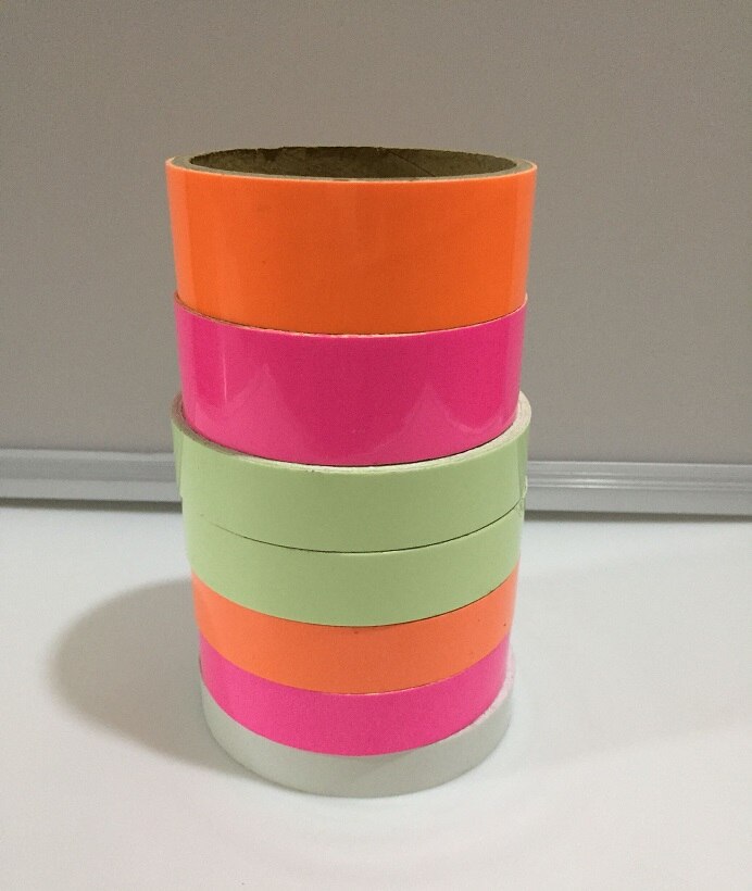 3 CM * 5 Mt Leucht klebeband Fluoreszierende Warnung Sicherheitsband Nacht Leuchtende Wandaufkleber