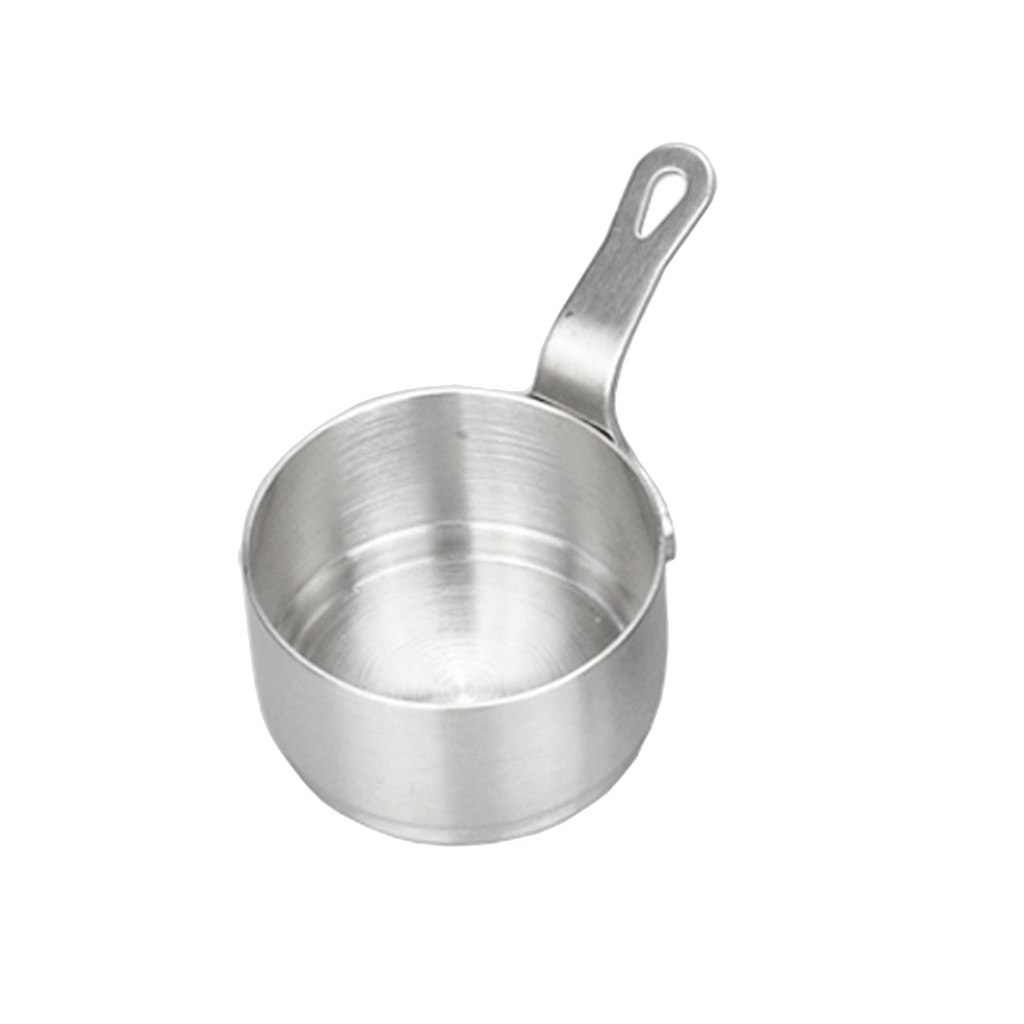 Mini Melk Pan Non-stick Rvs Steelpan Kaas Pot Chocolade Gesmolten Verwarming Pot Keuken Kookgerei Zilver 50 Ml 100 Ml: 50ml