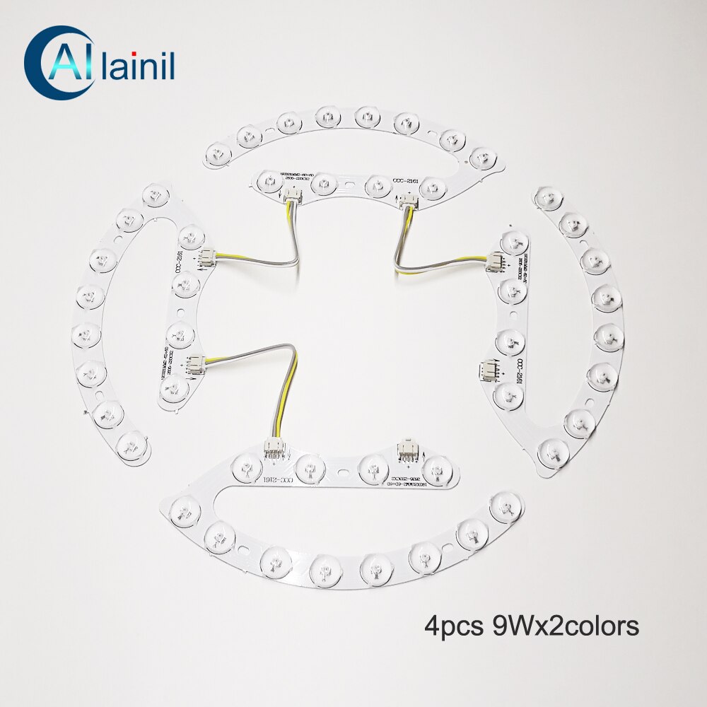 (4pcs/pack)High lumen LED block with optical lens dual colors LED module 3000K-6500K light source be used in ceiling lamp etc.
