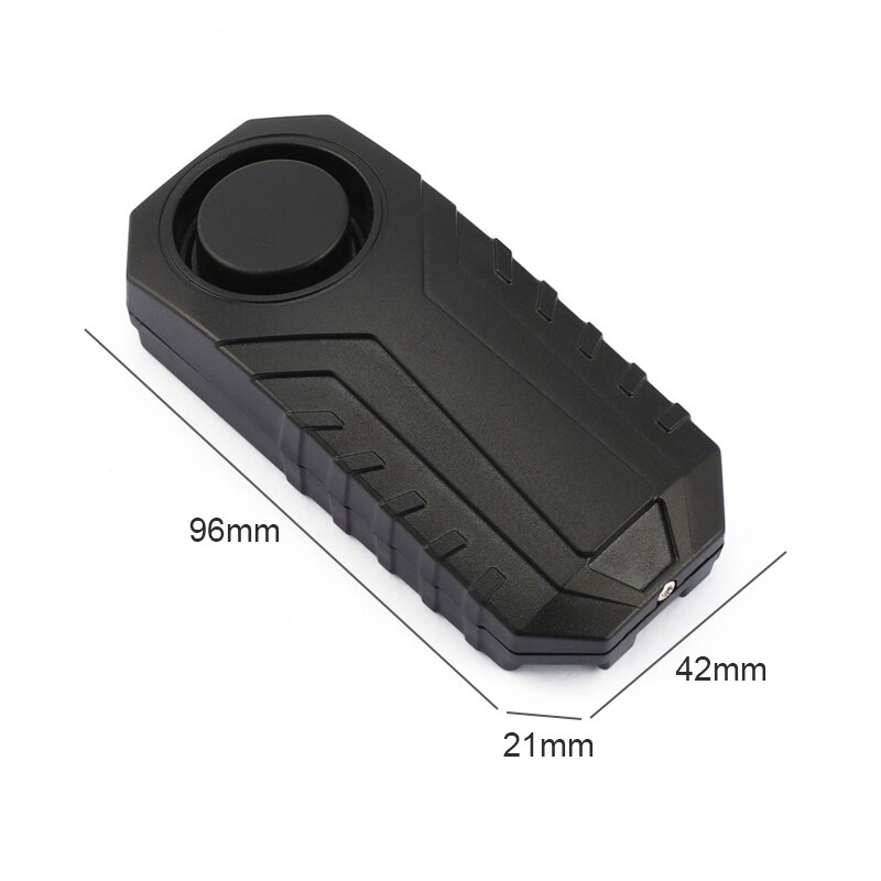 Bike Alarm with Remote Adjustable Volume 113dB Wireless Anti-Theft Vibration Security MTB Bicycle Motorcycle Alarm Motion Sensor